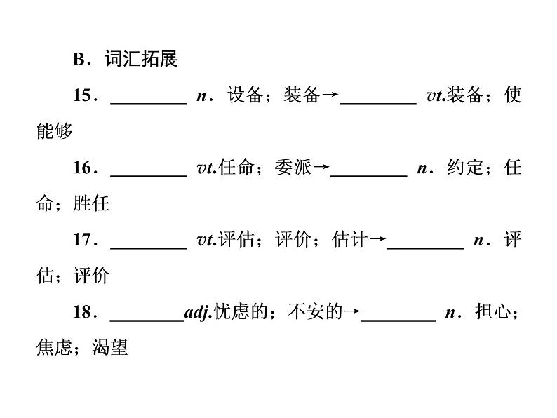 高二英语（人教版选修6）教学精品课件：单元归纳提升504