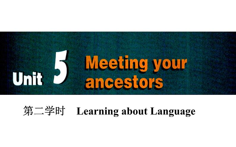 人教版高中英语选修八课件：unit 5 第二学时　learning about language02