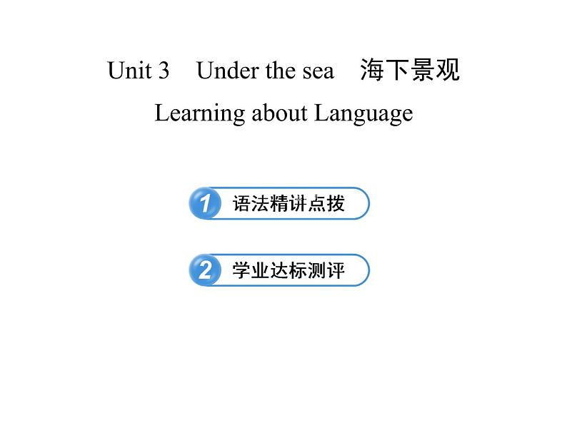 高中英语课件 选修七：Unit 3 Learning about Language01