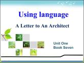 高中英语人教版选修7课件：Unit 1 Period 4 using language