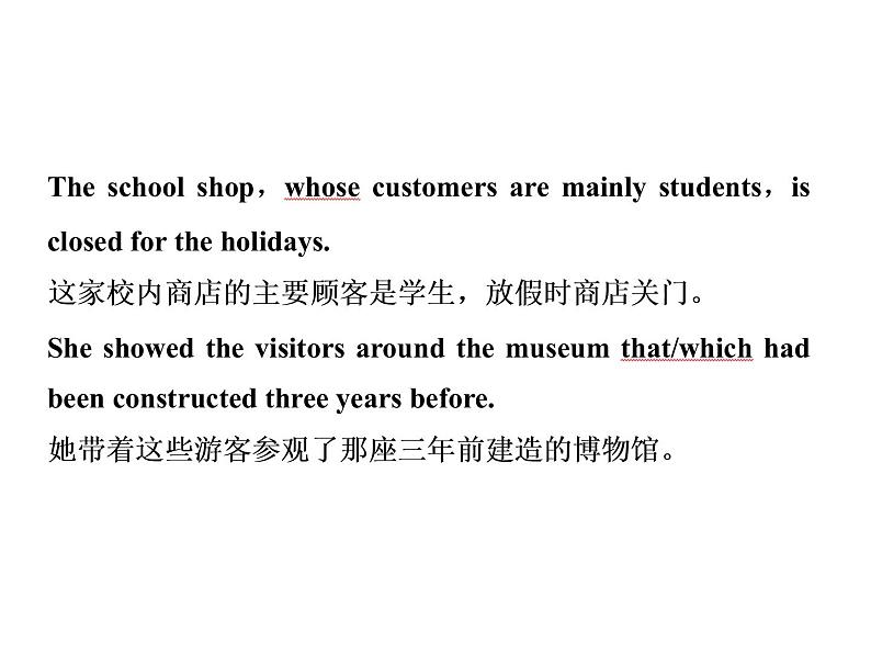 2021届高三英语二轮复习课件：专题二第八讲 定语从句和名词性从句06