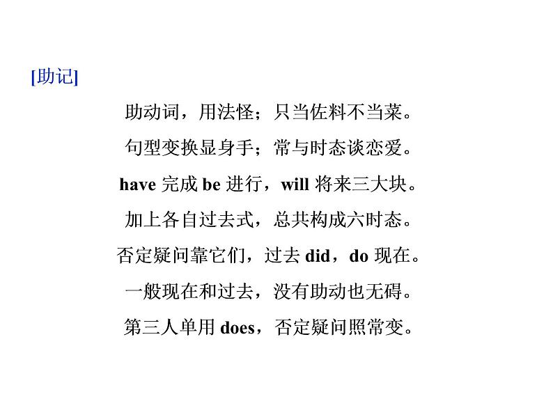 2021届高三英语二轮复习课件：专题二第七讲　助动词、情态动词和虚拟语气08