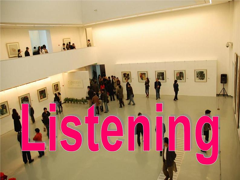 高二英语人教版选修6课件：Unit 1 Art Listening03