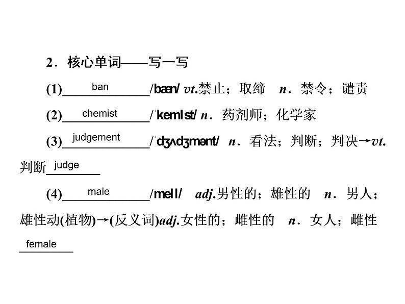 2021版高考英语（课标通用）大一轮复习课件：必修六 Unit 3 A healthy life04