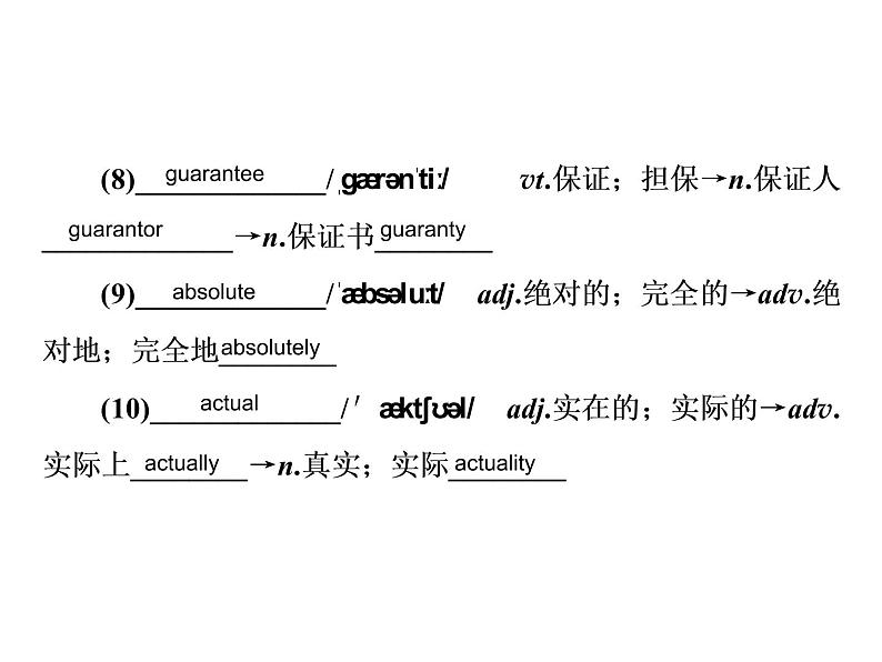 2021版高考英语（课标通用）大一轮复习课件：必修六 Unit 5 The power of nature07