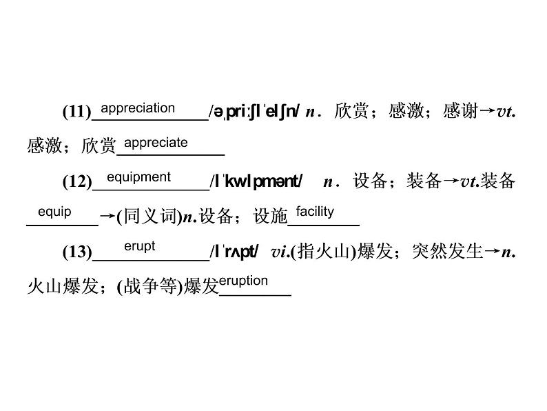 2021版高考英语（课标通用）大一轮复习课件：必修六 Unit 5 The power of nature08