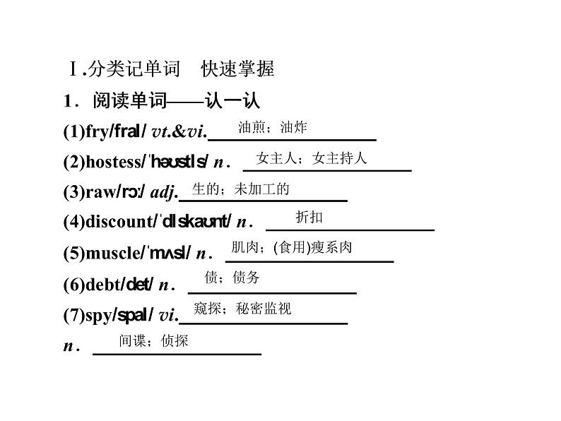 2021版高考英语（课标通用）大一轮复习课件：必修三 Unit 2 Healthy eating03