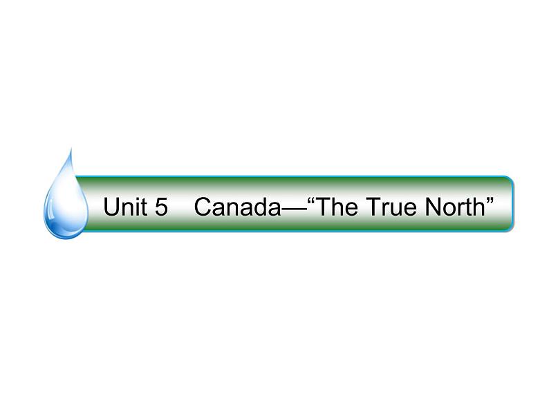 2021版高考英语（课标通用）大一轮复习课件：必修三 Unit 5 Canada—“The True North”01