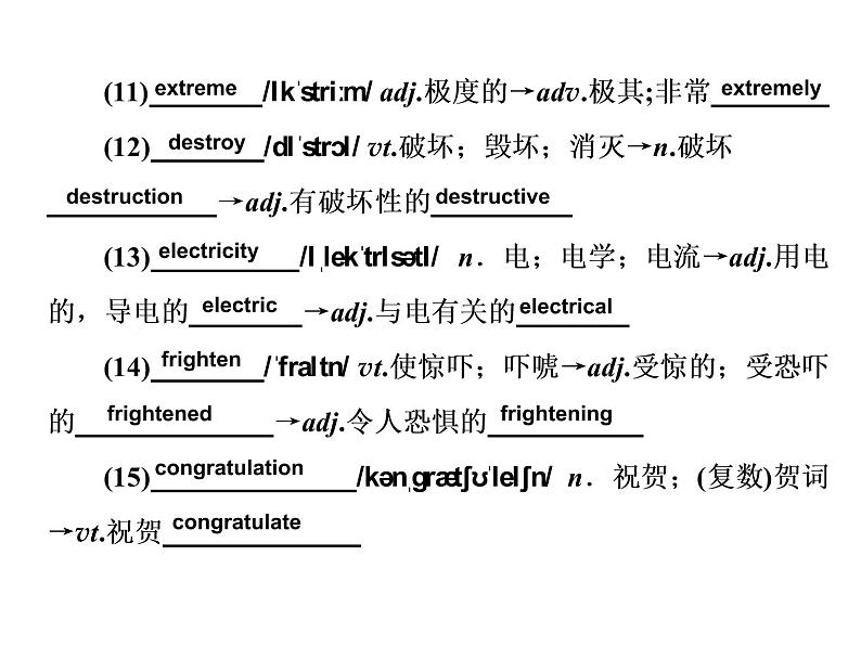 2021版高考英语（课标通用）大一轮复习课件：必修一 Unit 4 Earthquakes07