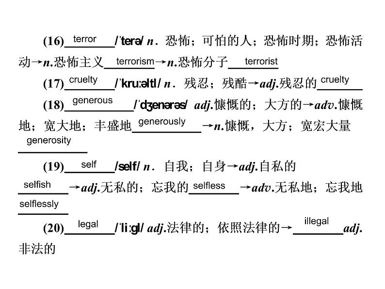 2021版高考英语（课标通用）大一轮复习课件：必修一 Unit 5 Nelson Mandela—a modern hero07