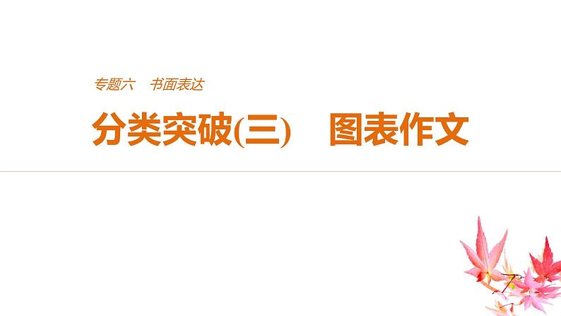 2021年高考英语全国专用考前三个月课件：专题六 书面表达 分类突破（三）01