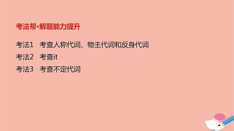 全国版2021版高考英语大一轮备考复习第二部分语法知识贯通专题五代词课件03