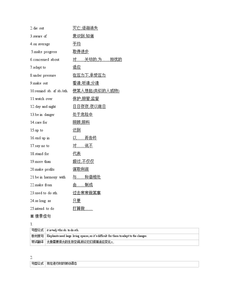 2020-2021学年高一英语人教版（2019）必修第二册UNIT1 CULTURAL HERITAGE SectionⅢ导学讲义第3页