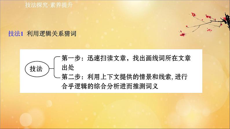 2021届高考英语二轮专题训练第一篇专题一阅读理解第二部分题型应对策略第4讲词句猜测题课件2021022317807