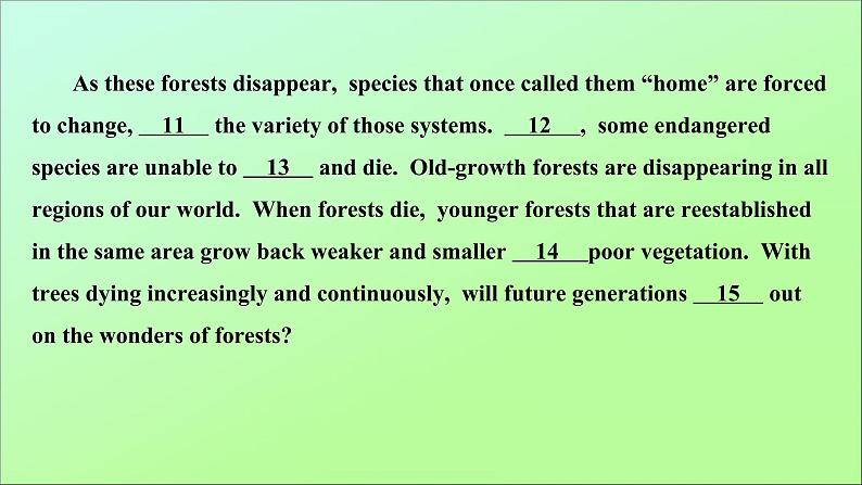 2021届高考英语二轮专题训练30分语言知识运用练七课件20210223132第4页