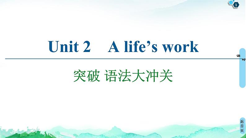 外研版（2019）高中英语 选择性必修第三册 Unit 2　A life’s work课件+学案+作业（共19份打包）01