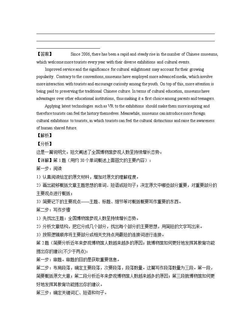 江苏省2018-2019学年下学期高二英语期末解析版试卷精选汇编：书面表达专题（含解析）02