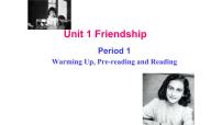 高中英语人教版 (新课标)必修1&2Unit 1 Friendship图片课件ppt