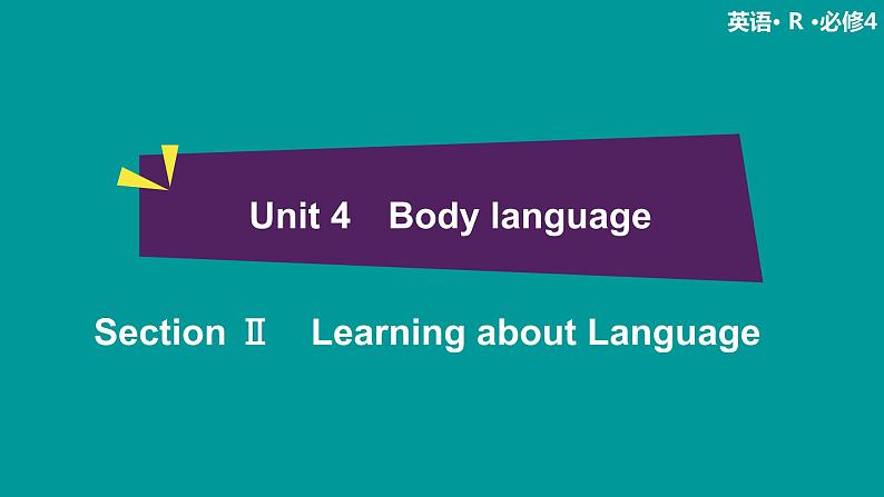 高中 英语 人教版 (新课标) 必修3&4  必修4  Unit 4 Section Ⅱ　Learning about Language 课件01