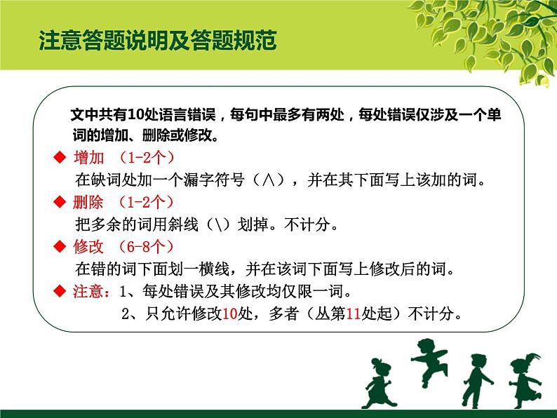 高考英语专题总结：短文改错第4页