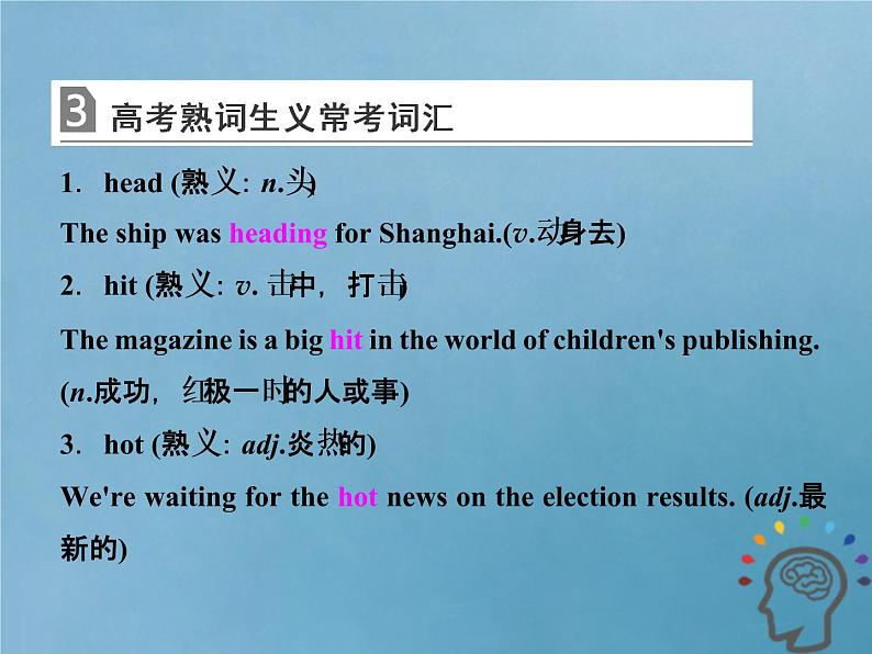 2020版高考英语三轮复习第二部分考前提分必备课件打包15套07