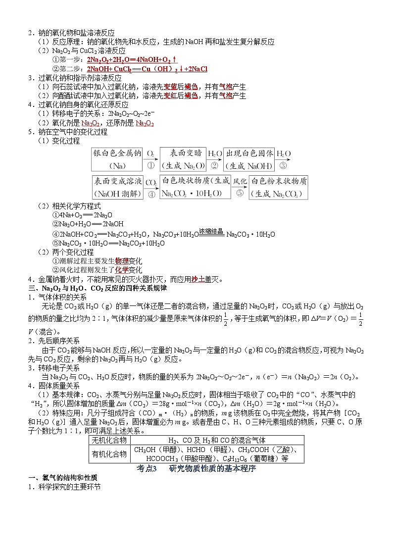 第1章 认识化学科学——【期末复习】高一化学单元复习知识点梳理（鲁科版2019必修第一册）03