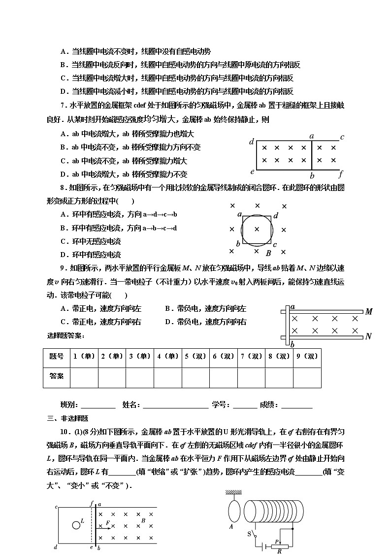 2020-2021学年广东省江门市新会第二中学高二下学期期中考试物理试题 解析版第2页