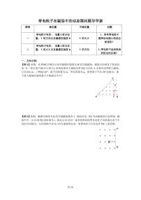 人教版高三物理二轮复习微专题《带电粒子在磁场运动的动态圆问题》导学案