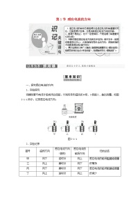 2017_2018学年高中物理第2章楞次定律和自感现象第1节感应电流的方向教学案鲁科版选修3