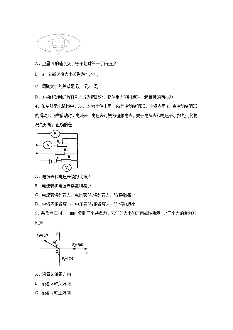 2020-2021学年四川省雅安市高二下学期期末联考物理试题19 解析版02