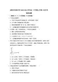 2020-2021学年陕西省咸阳市实验中学高二下学期6月第三次月考物理试题 解析版