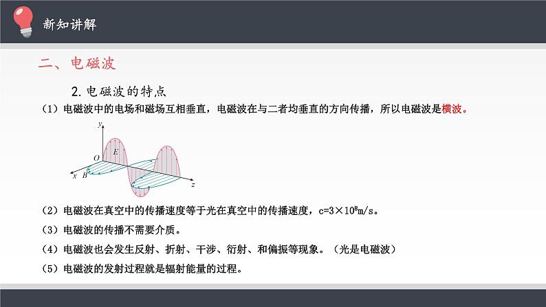 高中物理人教版选择性必修第二册-4.2 电磁场与电磁波-课件06