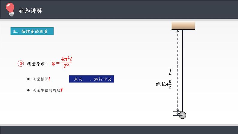 高中物理人教版选择性必修 第一册-2.5 实验：用单摆测量重力加速度-课件（29张PPT）04