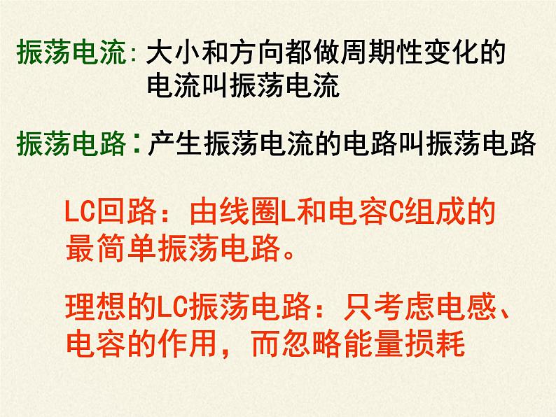 高中物理人教版选择性必修第二册-4.1 电磁振荡-课件第7页