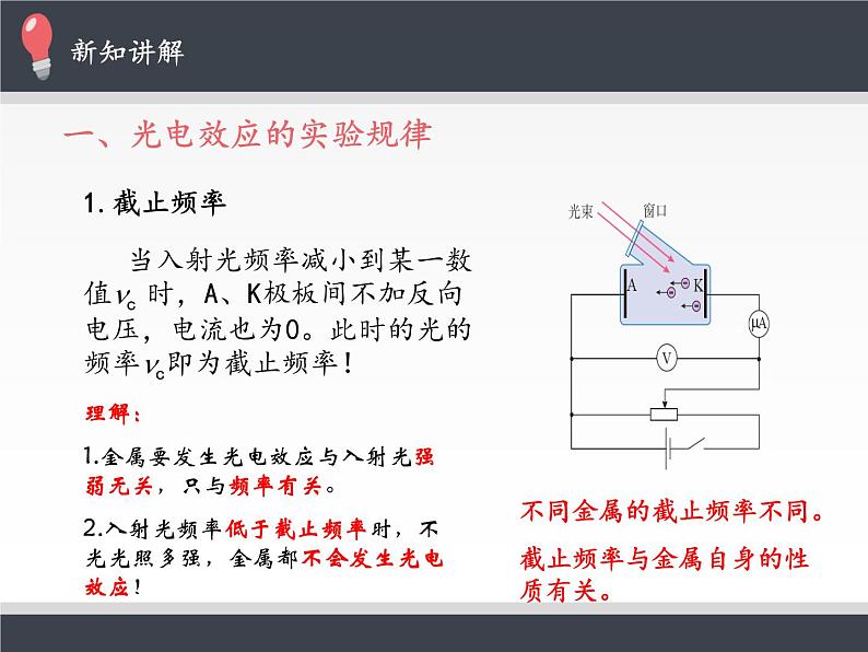 人教版高中物理选修性必修第三册 4.4光电效应 课件04