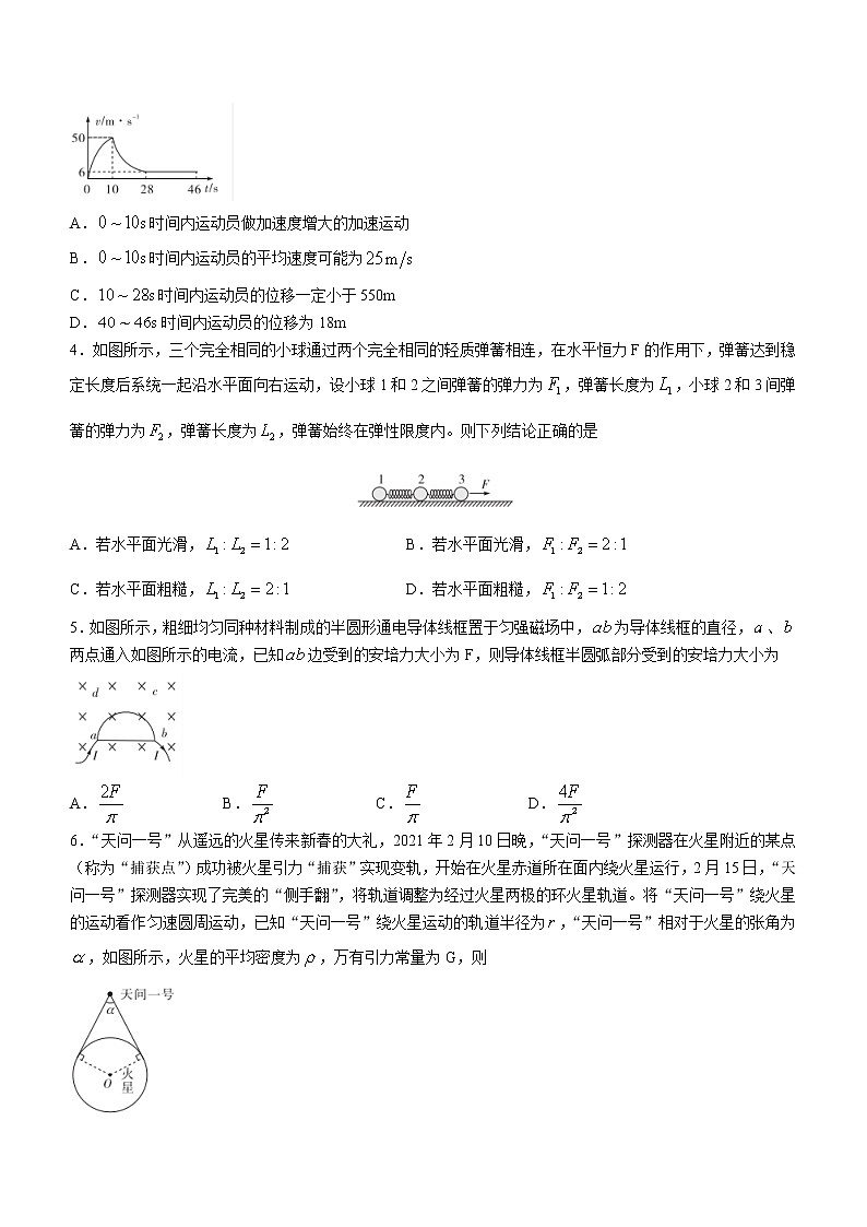 2020-2021学年湖南省五市十校教研教改共同体高二下学期期末考试物理试题 解析版02