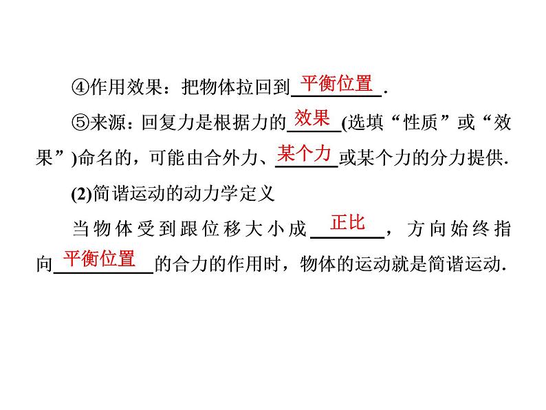 2021-2022学年沪科版选修3-4 1.1-2探究物体做简谐运动的原因 课件（35张）第4页