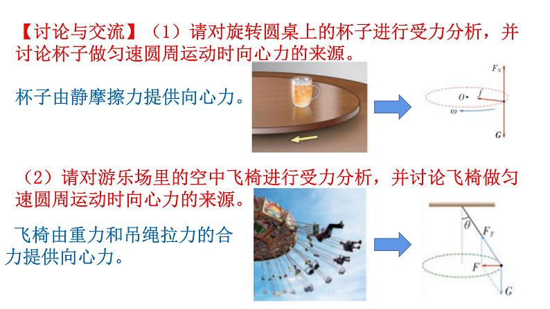 2.2 向心力与向心加速度  课件(23张ppt）+教案+视频05