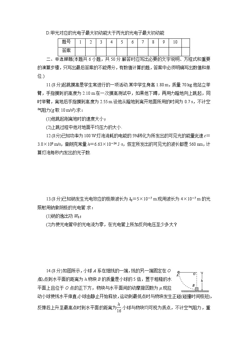 高中同步测试卷·人教物理选修3－5：高中同步测试卷（十一） word版含解析第3页