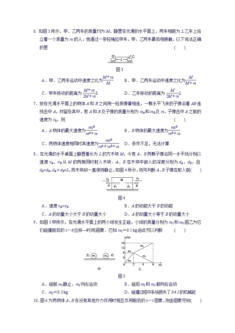 高中物理选修3-5“同课异构”教学习题：第十六章 章末检测第2页
