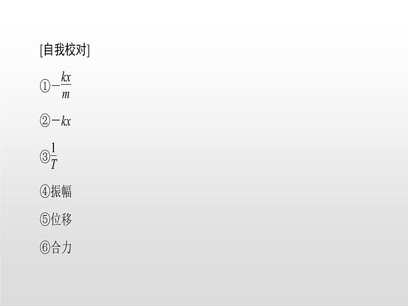 2021-2022学年高中物理沪科版选修3-4 第1章机械振动复习课件（28张）04