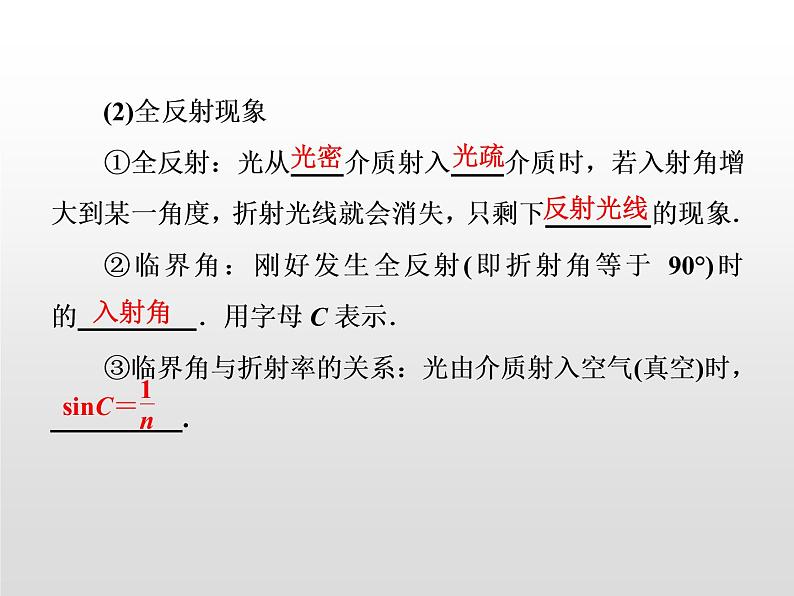 2021-2022学年高中物理沪科版选修3-4 4.5全反射与光导纤维4.6激光 课件（39张）04