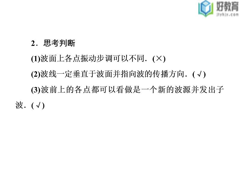 2021-2022学年高中物理沪科版选修3-4 2.3惠更斯原理波的反射与折射 课件（34张）06