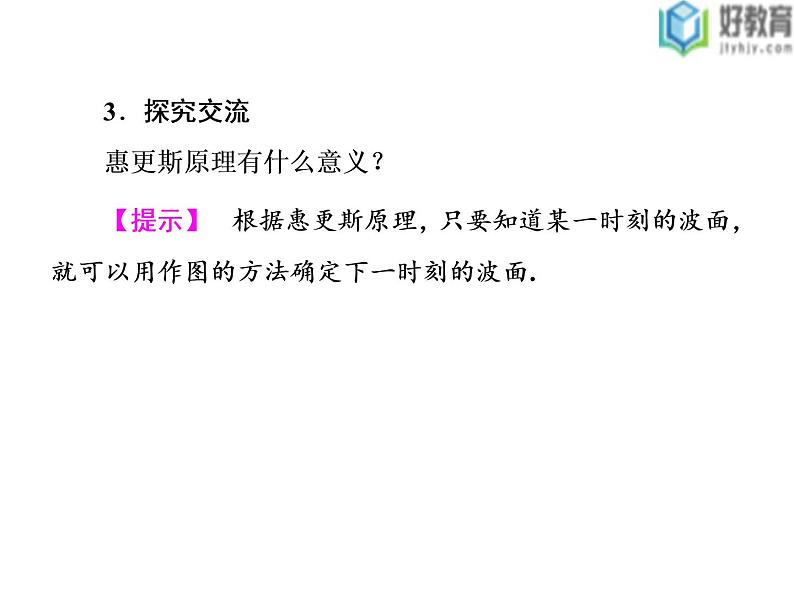 2021-2022学年高中物理沪科版选修3-4 2.3惠更斯原理波的反射与折射 课件（34张）07