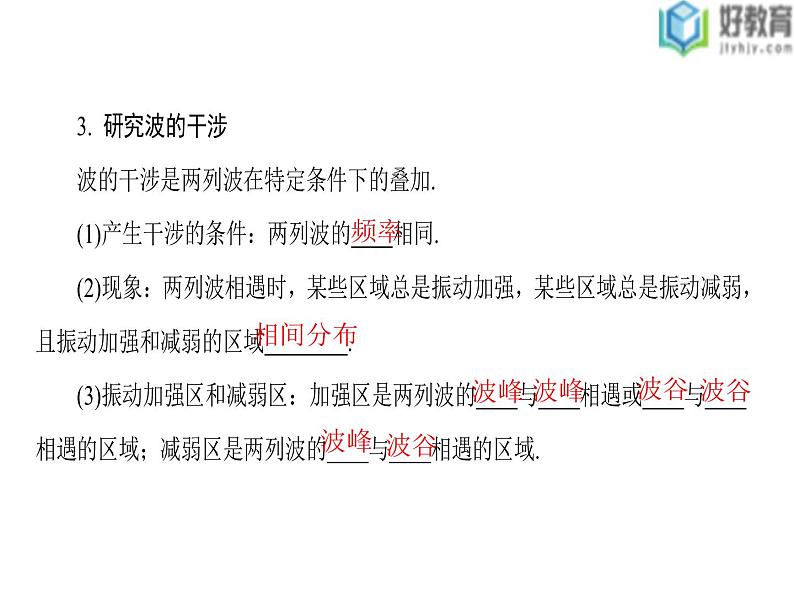 2021-2022学年高中物理沪科版选修3-4 2.4波的干涉与衍射2.5多普勒效应 课件（42张）04