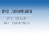 2021-2022学年新教材鲁科物理选择性必修第一册课件：第4章  第4节　光导纤维及其应用（课件）