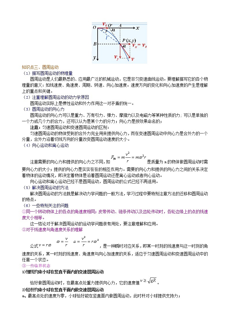 高中物理人教版必修第二册5.1《曲线运动》教案03