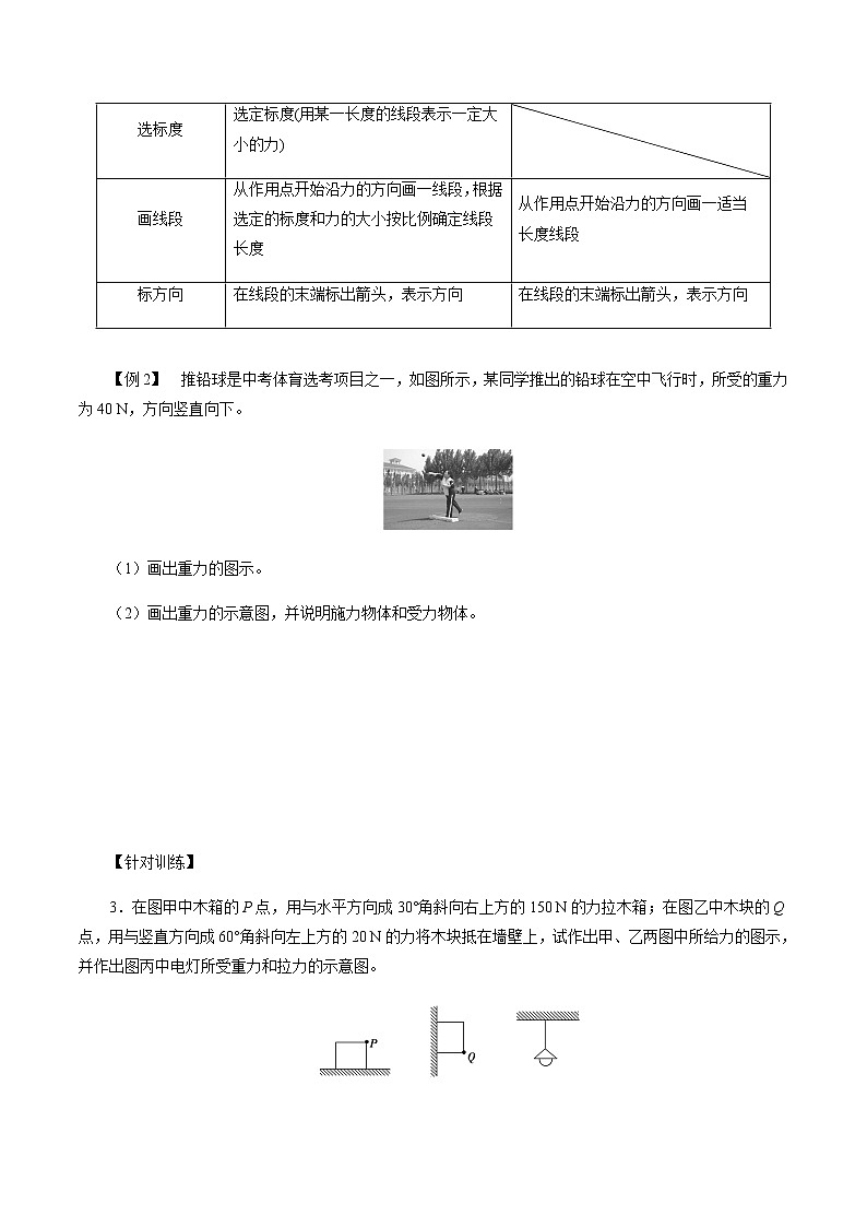 3.1.1  重力与弹力-高一物理讲义+练习（新人教版必修第一册）（原卷版）第3页