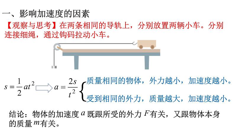 4.2 加速度与力、质量之间的关系—【新教材】粤教版（2019）高中物理必修第一册课件05