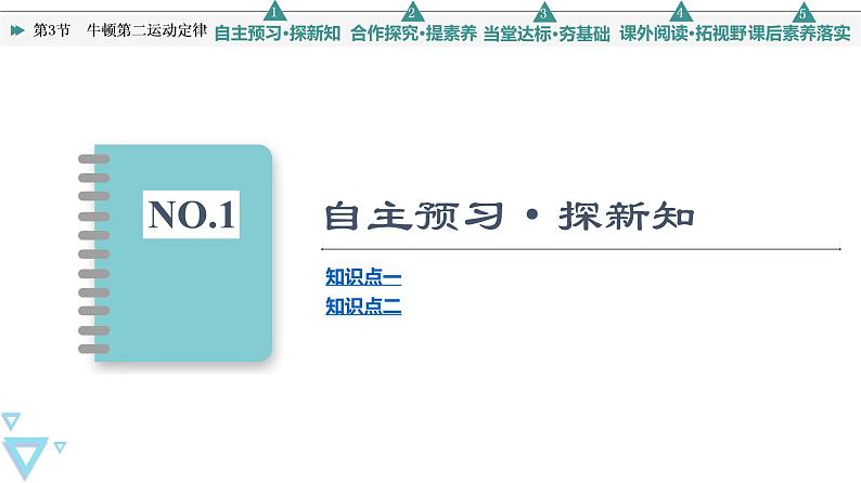 第5章 第3节　牛顿第二运动定律—2021-2022学年新教材鲁科版（2019）高中物理必修第一册课件04